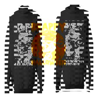 Braaapy Halloween Costume Motocross Dirt Bike Halloween Sweatshirt - Thegiftio