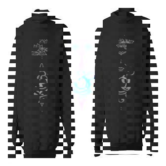 Breathe Symbol Chakra Mindfulness Hinduism Breathing Apparel Sweatshirt - Monsterry