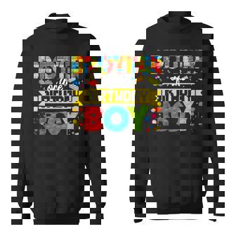 Brother Of The Birthday Boy Master Builder Building Blocks Sweatshirt | Seseable UK