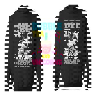 Bubble Tea Unicorns Boba Tea Pearl Kawaii Bubble Tea Sweatshirt - Thegiftio