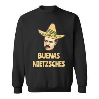 Buenas Nietschez Nietzsche Philosophy Sweatshirt - Geschenkecke