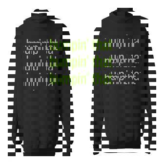 Bumpin' That Brat Bratty Green Minimalist Sweatshirt | Seseable UK