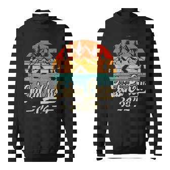 Cabin Crew 2024 Cabin Group Vacation Mountain Friends Trip Sweatshirt - Monsterry
