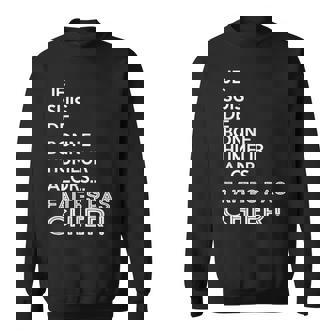 Cadeau Humoristique Je Suis De Bonne Humeur Faites Pas Chier Sweater e - Cadeauxyz