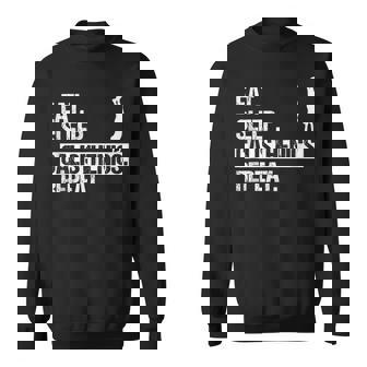 Camicia Eat Sleep Calisthenics Repeat Per Un Fan Del Calisthenics Felpa - Novitaregali