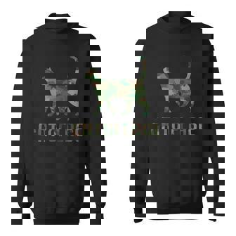 Camo Cat Catoflage Cat Lover Cute Kitten Meow Cats Sweatshirt - Monsterry