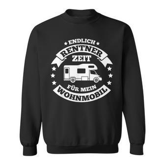 Camperan Pensioner Caravan Rent Camping Retirement Camper Sweatshirt - Seseable