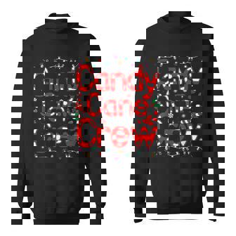 Candy Cane Crew Christmas Candy Love Family Pajama Sweatshirt - Thegiftio UK