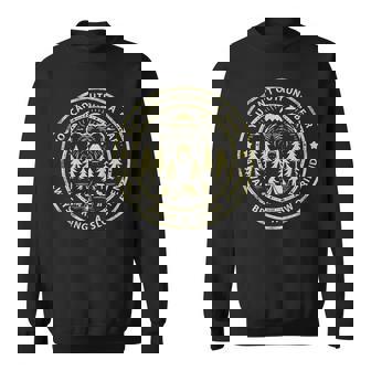 You Can't Outrun A Bear Always Bring A Slow Friend On Back Sweatshirt - Seseable
