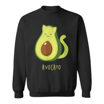 Cat Avocado Avocato Animal Puns Sweatshirt - Geschenkecke