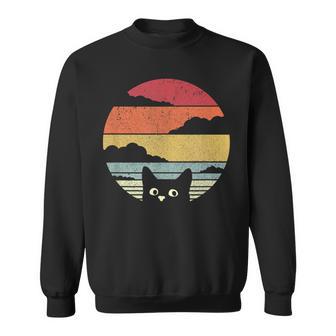 Cat Intage Cat Retro Cat Sweatshirt - Geschenkecke