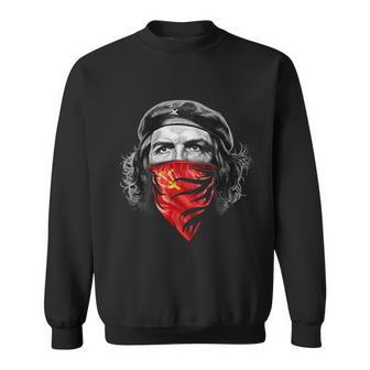 Che Guevara W Soviet Hammer And Sickle Red Bandana Sweatshirt - Geschenkecke