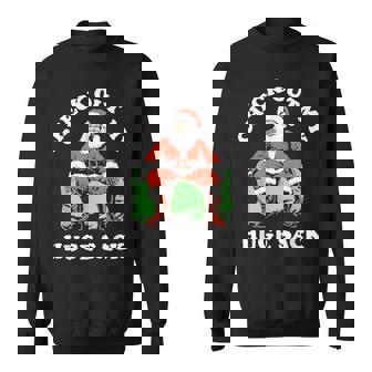 Check Out My Huge Sack Santa Christmas 2024 Sweatshirt - Monsterry