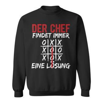 Chef Finding Immer Eine Lösung Chef Sweatshirt - Geschenkecke