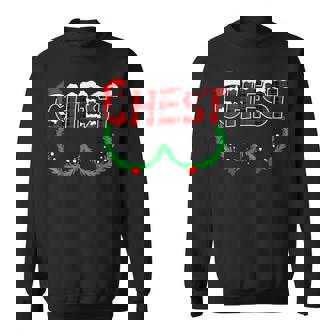 Chest Nuts Matching Chestnuts Christmas Couples Chest Sweatshirt - Monsterry