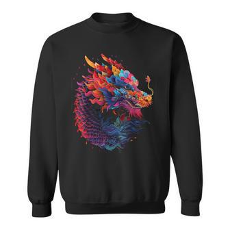 Chinesischer Drachen Neues Monjahr 2024 Traditionelles Sweatshirt - Geschenkecke