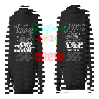 Christmas 2024 Cousin Crew Xmas Lights Matching Pajama Sweatshirt | Seseable UK