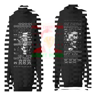 Make Christmas Great Again Trump Santa Pajamas Ugly Sweatshirt - Monsterry