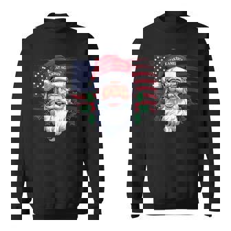 Make A Christmas Great Again Xmas Trump Maga Pajamas Santa Sweatshirt | Mazezy