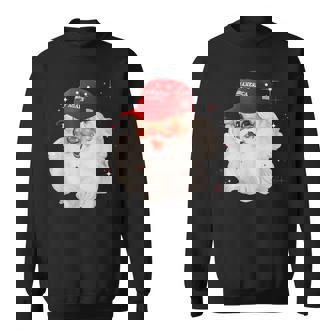 Make A Christmas Great Again Xmas Trump Maga Pajamas Santa Sweatshirt | Mazezy