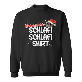 Christmas Sleep Sad Hamster Schlafi Schlafi Sweatshirt - Geschenkecke