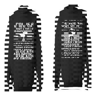 Citation Mouton Ce Que Je Fais Durant Mon Temps Libre Sweater e - Cadeauxyz