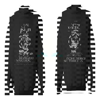 Clan Keith Tartan Crest Thistle Vintage Sweatshirt | Seseable UK
