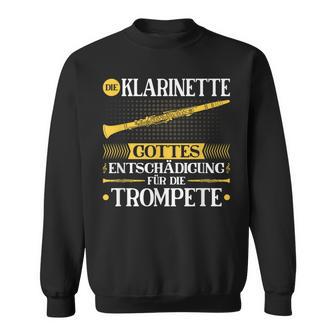 Clarinet Entschädigung Blasmusik Festival Clarinettist Sweatshirt - Geschenkecke