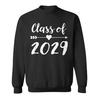 Class Of 2029 Grow With Me Memories First Day Of School Dark Sweatshirt - Monsterry