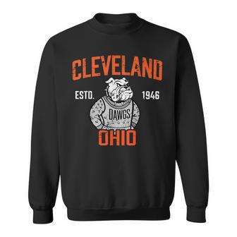Cleveland Ohio Retro Vintage Dawgs Classic Dawgs Sweatshirt - Thegiftio UK