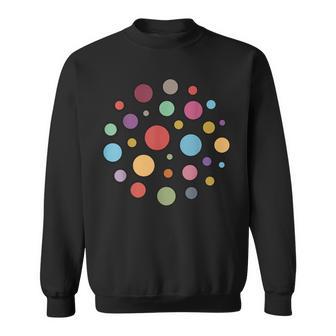 Colourful Dots For Frohnaten Sweatshirt - Seseable