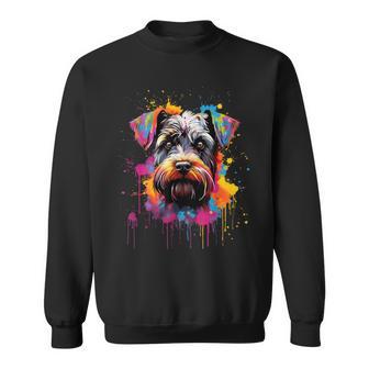 Colourful Miniature Schnauzer Dog Sweatshirt - Geschenkecke