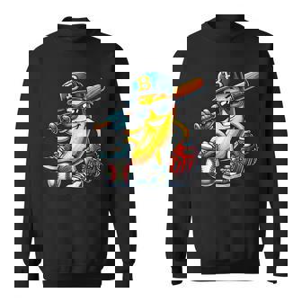Cool Banana Baseball Player Sports Lover Sweatshirt - Thegiftio UK
