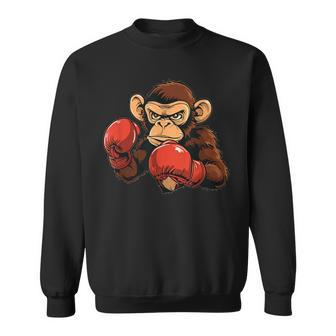 Cool Boxing Monkey Costume Sweatshirt - Thegiftio UK
