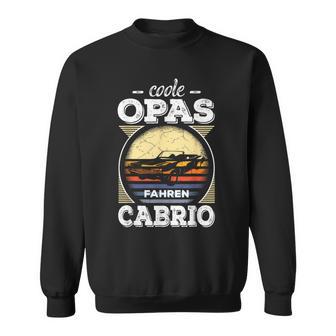 Cool Grandpa Driving Cabrio Cover Retro Carintage Pensioner Sweatshirt - Geschenkecke