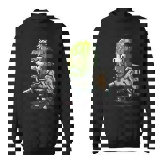 Cool Pickle Outfit In Knight Style For Medieval Lovers Sweatshirt - Thegiftio