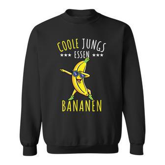 Coole Jungs Essen Bananen Sweatshirt - Geschenkecke