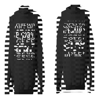 Couples Mud Run Running Group Team ATV Race Sweatshirt - Monsterry