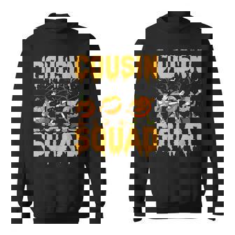 Cousin Squad Halloween Cousin Crew Halloween Pumpkins Sweatshirt | Mazezy