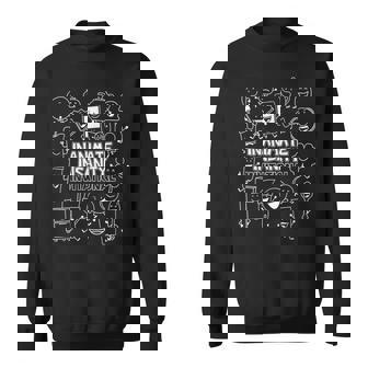 Creator Ink Inanimate Insanity Black And White Sweatshirt - Thegiftio UK