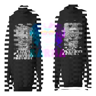 Cute Cat Lover Heart Shape Karma Sweatshirt - Thegiftio UK