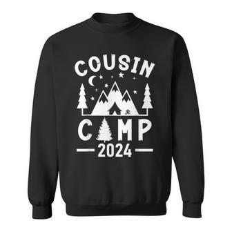 Cute Cousin Camp 2024 Family Vacation Summer Camping Crew Sweatshirt - Monsterry