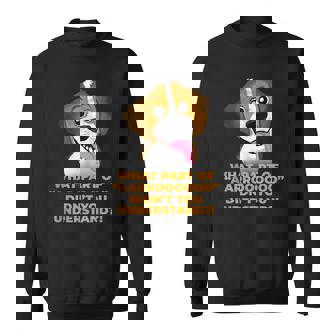 Cute Funny Animated Beagle Dog Tank Top Sweatshirt - Monsterry