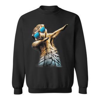 Dabbing Meerkat Dancing Dab Surikate Sweatshirt - Geschenkecke