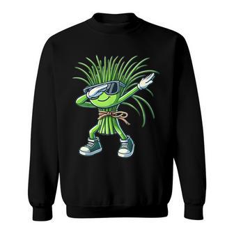 Dabbing Schnittlauch Lustiges Kräuter Schnittlauch Sweatshirt - Geschenkecke