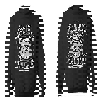 Dad Of A Bulldog Football Game Day Print Dad Black Bulldogs Sweatshirt | Seseable UK