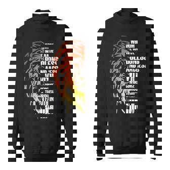 Daniel Lion's Den Lion Bible Story Courage Boldness Faith Sweatshirt - Monsterry