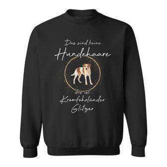 Das Sind Keine Hundehaare Das Ist Kromfohrländer Glitter Sweatshirt - Geschenkecke