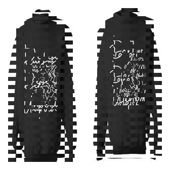 Dear Jesus In My Defense I Was Left Unsupervised Sweatshirt - Thegiftio UK