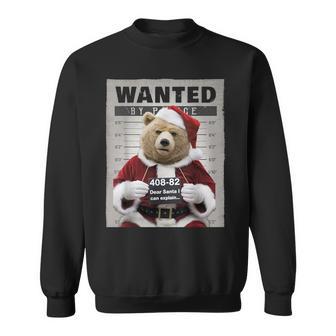 Dear Santa I Can Explain Lustiges Weihnachten Bär Sweatshirt - Geschenkecke